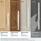 Amerock Carrione 10-1/16 inch 256mm Center-to-Center Marble White/Golden Champagne Cabinet Pull BP36664MWBBZ - alternate 3