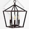 Jonathan Y Ojai 10" 3-Light Iron Classic Modern Pagoda LED Pendant Lantern, Oil Rubbed Bronze JYL7601A - alternate 9