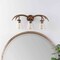 Jonathan Y Wyatt 25.5" 3-Light Southwestern Bohemian Resin/Seeded Glass Faux Antler LED Vanity Light, Brown Wood JYL6309A - alternate 8