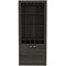Homeroots 26in Dark Brown Laminate Bar Cabinet With Four Shelves 477750 - alternate 3