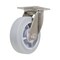 Vestil Thermoplastic Rubber Swivel Caster 6 In. Diameter x 2 In. Width 600 Lb. Capacity Gray CST-E-SS-6X2TPR-S - alternate 1