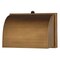 Vaxcel Walsh 1-Light Wrm Brass Dusk to Dawn Modern Outdoor Wall Sconce Fixture Dark Sky T0794 - alternate 1