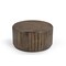 Homeroots 36" Brown Solid Wood Round Drum Coffee Table 565307 - alternate 3