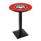 Holland Bar Stool Co 42" Blk Wrinkle Georgia "Bulldog" Pub Table, 36" dia. Top L217B4236GA-Dog - alternate 1