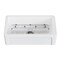 Kingston Brass 33" Fireclay Single Bowl Farmhouse Kitchen Sink with Bottom Grid and Strainer, Glossy White KGPF331810YHC - alternate 1