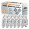 Jrex Safety Galvanized Steel Wire Rope Cable Clip Clamp - 5/16" U-Bolt Style, 12PK GCC516-JR-12PK - alternate 1