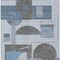 Homeroots 5' X 8' Blue And Gray Geometric Washable Indoor Outdoor Area Rug 618011 - alternate 8