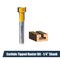 Powertec T Track, Tungsten Carbide Tipped Router Bit, 1/4" Shank, 1/2" Dia., Compatible w/ 1/4" T Bolts 73068 - alternate 1