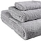 Homeroots Set of Three Light Gray Cotton Quick Dry Terry Cloth Towels, 3PK 700348 - alternate 3