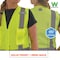 Ergodyne Hi-Vis Vest, M, 28 " L, Lime, Polyester 22463 - alternate 8