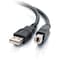 C2G 2m (6.6ft) USB 2.0 A to B Cable - M/M - Black - Type A USB - Type B USB - 6ft - Black 28102 - alternate 1