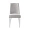 Homeroots 23" Gray And White Solid Wood And Upholstered Fabric Parsons Chair 530241 - alternate 3