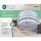 Boston Harbor Single Light Ceiling Fixture, 120 V, 60 W, 1-Lamp, A19 or CFL Lamp, White Fixture F13WH01-6859CL-3L - alternate 3