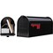 Gibraltar Elite Series T1 Black Steel Rural Post Mount Mailbox E1100BAM - alternate 1