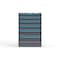 Strong Hold 6 drawer cabinet - (2x 4ft, 2x 5ft, 2x 7ft) - Blue accents - E-Lock w/ Tracking S3044-PPTAS-0602FS - alternate 1