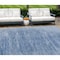 Homeroots 9' X 12' Denim Blue And Sky Blue Abstract Washable Indoor Outdoor Area Rug 587636 - alternate 1