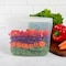 Progress Int STORAGE BAG 3 Cup Capacity Zipper Closure Clear Silicone Reusable PKS-21C - alternate 7