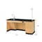 Diversified Spaces Teachers Desk Instructors Desk, ADA, 72" x 30" x 34", 30" D X 34" H, 72" W X Red Oak 1214K-L-ADA - alternate 2
