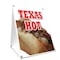 Signmission Texas Hot, 36 Inch x 24 Inch A-frame Yard Sign, Plastic Sign SBC-2436-Texas Hot - alternate 1