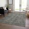 Homeroots 5' X 8' Brown and Black Oriental Washable Non Skid Indoor Outdoor Area Rug 563821 - alternate 8