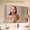 Simple Deluxe Bathroom Mirrors, Black Metal Framed Bathroom Mirror for Over Sink Wall, 30' x 40' Rounded Rectangl 3A88MIROACFY3040BLKV1 - alternate 5