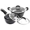 Kenmore 12 Piece Ceramic Coated Aluminum Cookware Set in Black 96262.12 - alternate 5