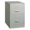 Hirsh 18" W 2 Drawer Vertical File Cabinet, Light Gray, Legal 14414 - alternate 1