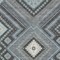 Homeroots 3' X 5' Pewter Charcoal And Sky Blue Tribal Washable Indoor Outdoor Area Rug 598148 - alternate 7
