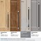 Amerock Mergence 10-1/16 inch 256mm Center-to-Center Matte Black/Polished Nickel Cabinet Pull BP36981FBPN - alternate 3