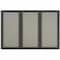 Quartet Enclosed Fabric Bulletin Board 48" x 72" 2367L - alternate 1