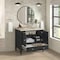 James Martin Vanities Myrrin 36" Vanity, Carbon Oak, w/ 3 CM Tajnar Eclos Top 485-V36-CBO-3TJR - alternate 6