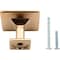 Designperfect 1-3/16 Overall Length Square Cabinet Knob, Champagne Bronze/Gold DPA-S94KCBZ - alternate 5