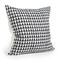 Homeroots 22" Cream And Black Geometric Linen Throw Pillow Cover with Embroidery 608203 - alternate 4