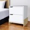 Homeroots 20" White And Natural Wood Two Drawer Nightstand 534908 - alternate 10