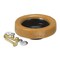 Oatey Jumbo Johni-Ring with Horn and 1/4" x 3-1/2" Extra-Long Bolts Toilet Wax Ring Combo Pack Brass 90203 - alternate 1