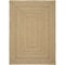 Homeroots 4' X 6' Natural And Brown Handmade Indoor Outdoor Area Rug 552802 - alternate 5