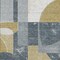 Homeroots 8' X 10' Gray And Gold Geometric Washable Indoor Outdoor Area Rug 617917 - alternate 6