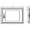 Siemens ALPHA 125 NF transparent door with cover frame for flush mounting single 8GK9507-3KK20 - alternate 4