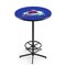 Holland Bar Stool Co 42" Black Colorado Avalanche Pub Table L216B4236ColAva - alternate 1