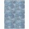 Homeroots 9' X 12' Denim Blue Navy Blue And Ivory Polka Dot Washable Indoor Outdoor Area Rug 614663 - alternate 8