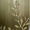 Homeroots 15" Dark Olive Green And Gold Branch Patterned Glass And Aluminum Table Vase 574250 - alternate 5