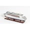 Homeroots 13" Brown and White Majesty of the Seas Boat Hand Painted Decorative Boat 401891 - alternate 9