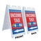 Signmission Income Tax E-file With Arrow, A-Frame & 2 Decals Installed, Heavy-Duty Plastic Frame SBHD-D-2436-Income Tax E-file With Arrow - alternate 3