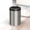 Gatco Modern Round 3 Gal. Wastebasket, Satin Nickel/Matte Black Lid 1911MX - alternate 2