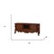 Homeroots 79in Brown Wood And Glass Carved Scrollwork Entertainment Center 347488 - alternate 5