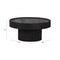 Homeroots 28" Black Solid Wood Round Pedestal Coffee Table 565164 - alternate 8