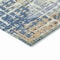 Homeroots 5' X 8' Navy Blue And Beige Geometric Washable Indoor Outdoor Area Rug 632006 - alternate 6
