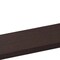 Homeroots 42" Dark Brown and Silver Corner Computer Desk 333555 - alternate 2