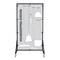 5S Supplies Housekeeping Shadow Board Broom Station V3, Gray / White Shadows, Kit + Stand HSB-V3-GRAY/WHITE-KIT-STAND - alternate 1