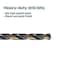 Zoro 1/2" Drill Bit, Heavy-Duty M2-Premium HSS Jobber Length Split Point Black/Gold Finish ZDB-01-1/2 - alternate 11